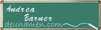 Andrea Barner Visitenkarte